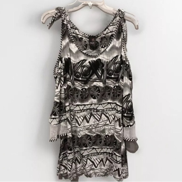 ANAC by Kimi Tunic Top Cold Shoulder XL EUC - Picture 2 of 8